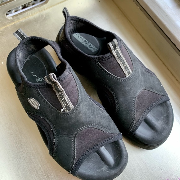 chunky black y2k Skechers Jam Ups platform sandals - Picture 5 of 16